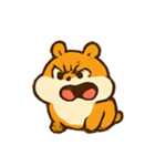 テンパりハムスター ララ（個別スタンプ：2）