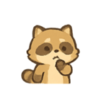 ぽちゃぽちゃアライグマの感情パレード（個別スタンプ：6）