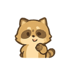 ぽちゃぽちゃアライグマの感情パレード（個別スタンプ：9）