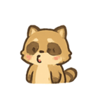 ぽちゃぽちゃアライグマの感情パレード（個別スタンプ：10）