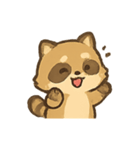 ぽちゃぽちゃアライグマの感情パレード（個別スタンプ：12）