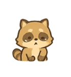 ぽちゃぽちゃアライグマの感情パレード（個別スタンプ：14）