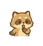 ぽちゃぽちゃアライグマの感情パレード（個別スタンプ：16）