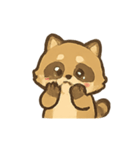 ぽちゃぽちゃアライグマの感情パレード（個別スタンプ：19）