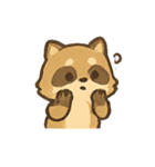 ぽちゃぽちゃアライグマの感情パレード（個別スタンプ：20）