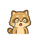 ぽちゃぽちゃアライグマの感情パレード（個別スタンプ：21）