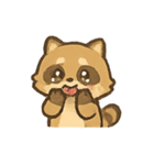 ぽちゃぽちゃアライグマの感情パレード（個別スタンプ：22）
