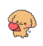 トイプードル♡筆文字リアクション（個別スタンプ：29）