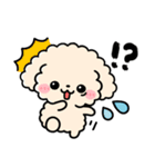 トイプードル♡筆文字リアクション（個別スタンプ：32）
