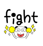 【デカ文字】ぶさいくパンダ（個別スタンプ：12）