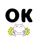【デカ文字】ねこまる63（個別スタンプ：3）