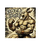 筋肉レスラー！カンガルーマン！（個別スタンプ：13）