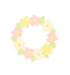 パステル季節だより(春編)（個別スタンプ：25）