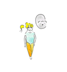 こあらとおねえさん2（個別スタンプ：3）