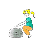 こあらとおねえさん2（個別スタンプ：11）