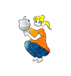 こあらとおねえさん2（個別スタンプ：16）