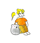 こあらとおねえさん2（個別スタンプ：36）