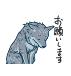 ユニーク狼さんスタンプ（個別スタンプ：2）