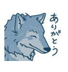 ユニーク狼さんスタンプ（個別スタンプ：6）