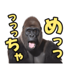 傾聴する聞き上手なゴリラ（個別スタンプ：4）