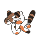 40匹のねこ柄文字！（個別スタンプ：4）