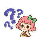 レトロなボブ子ちゃん【デカ文字】（個別スタンプ：18）