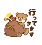コツメカワウソ♡毎日使える大人 水族館ver（個別スタンプ：5）