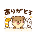 コツメカワウソ♡毎日使える大人 水族館ver（個別スタンプ：18）