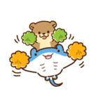 コツメカワウソ♡毎日使える大人 水族館ver（個別スタンプ：33）