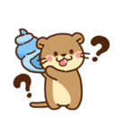 コツメカワウソ♡毎日使える大人 水族館ver（個別スタンプ：35）
