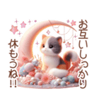 3D 三毛猫の夏のマリンモチーフ（個別スタンプ：20）