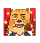 うっかりイケにゃん課長（個別スタンプ：1）