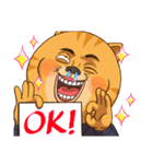 うっかりイケにゃん課長（個別スタンプ：10）