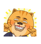 うっかりイケにゃん課長（個別スタンプ：12）