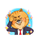 うっかりイケにゃん課長（個別スタンプ：14）