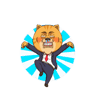 うっかりイケにゃん課長（個別スタンプ：15）