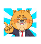 うっかりイケにゃん課長（個別スタンプ：16）