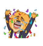 うっかりイケにゃん課長（個別スタンプ：17）