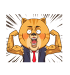 うっかりイケにゃん課長（個別スタンプ：18）