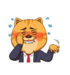 うっかりイケにゃん課長（個別スタンプ：20）