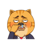 うっかりイケにゃん課長（個別スタンプ：25）