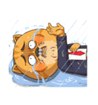 うっかりイケにゃん課長（個別スタンプ：39）