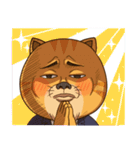 うっかりイケにゃん課長（個別スタンプ：40）