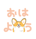 でか文字コギまるけ（個別スタンプ：1）