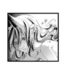 漫画『化物語』 つばさキャット（個別スタンプ：13）