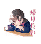 制服の女の子★校則ギリギリ生活（個別スタンプ：10）