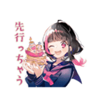 制服の女の子★校則ギリギリ生活（個別スタンプ：26）