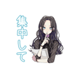 しっかり者な女子の日常♡（個別スタンプ：14）
