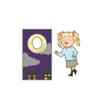 動けるみのりちゃん。（個別スタンプ：2）