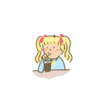 動けるみのりちゃん。（個別スタンプ：5）